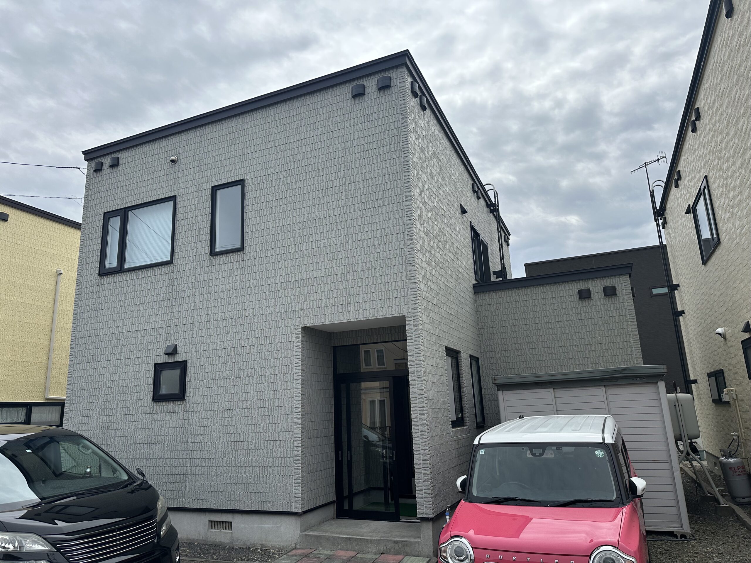 手稲区 T様邸 外壁金属サイディング工事