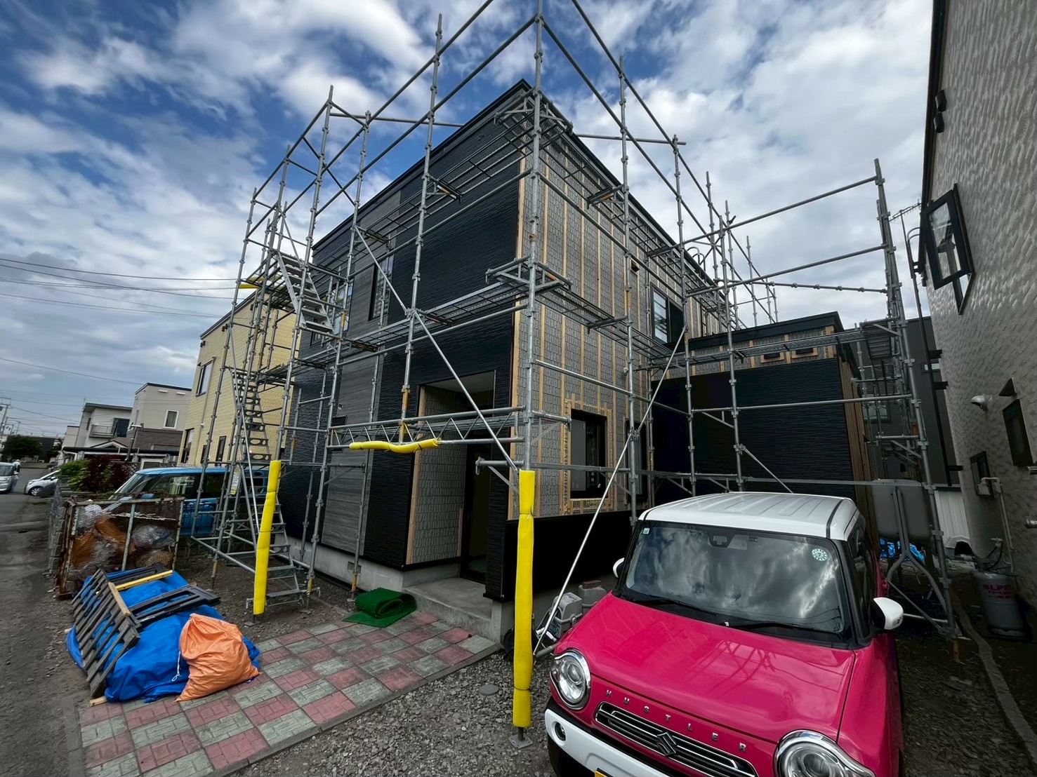 手稲区 T様邸 外壁金属サイディング工事