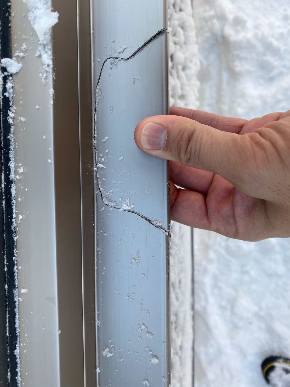 南区 S様邸 雪災事故