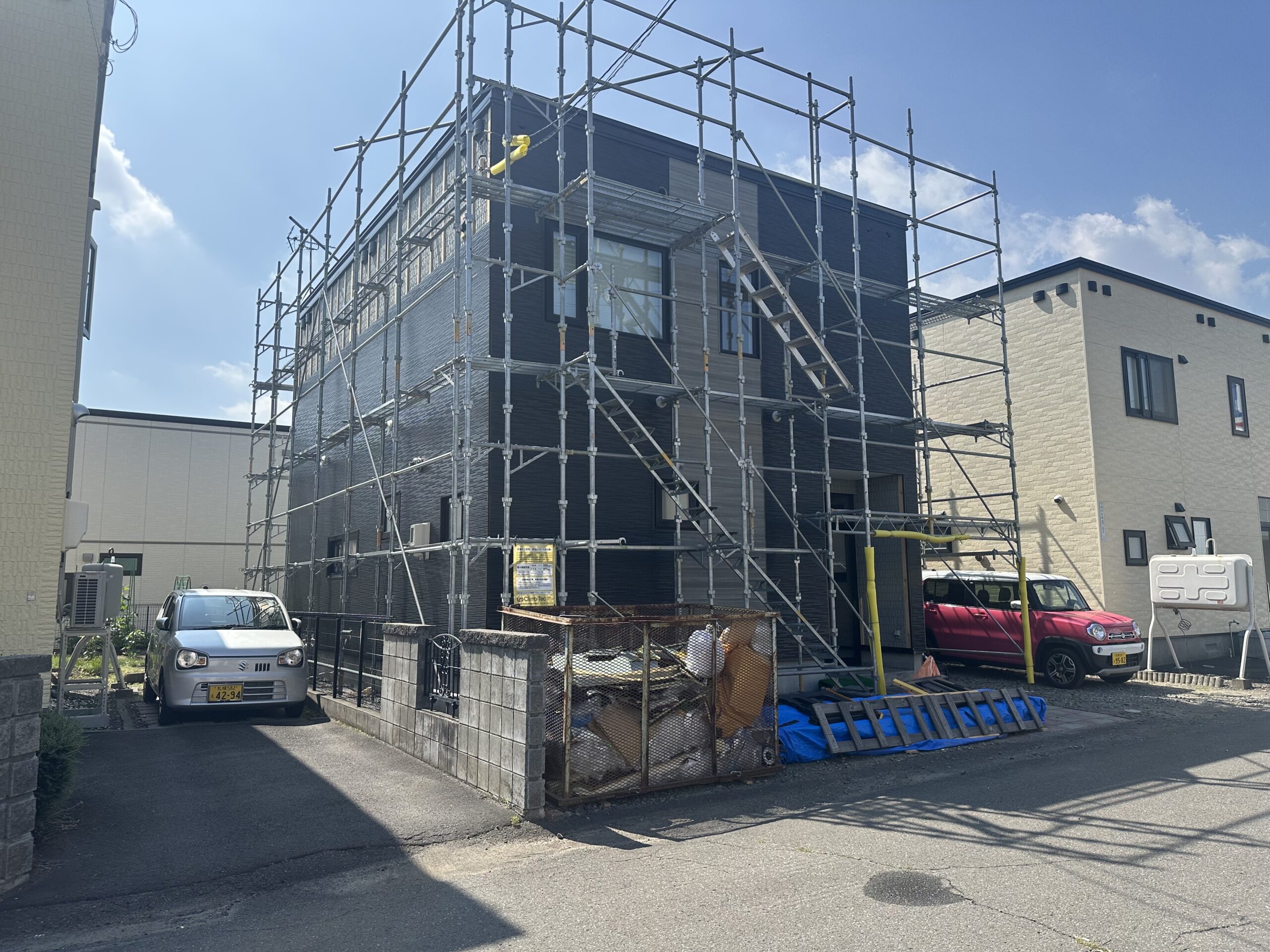 手稲区 T様邸 外壁金属サイディング工事