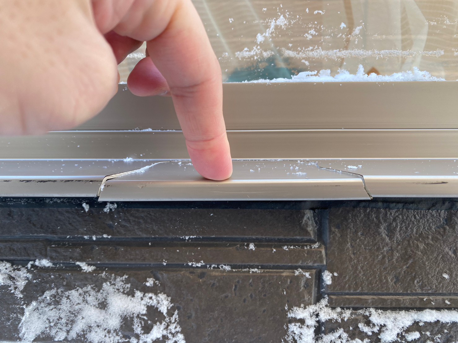 南区 S様邸 雪災事故